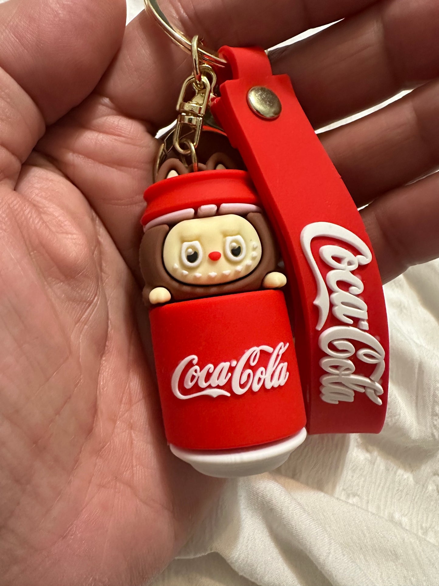 COKE key chain- Inside the can
