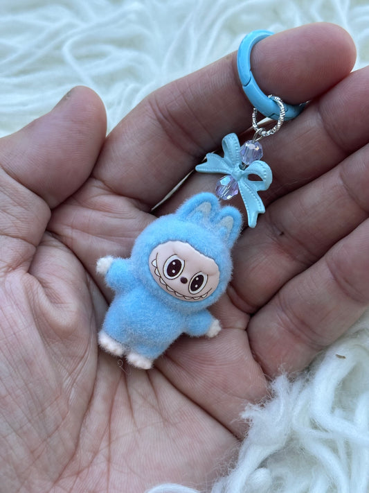 Mini Monster key chain with bow