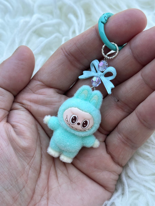 Mini Monster key chain with bow