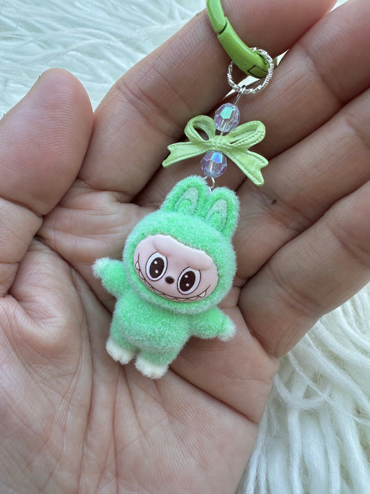 Mini Monster key chain with bow