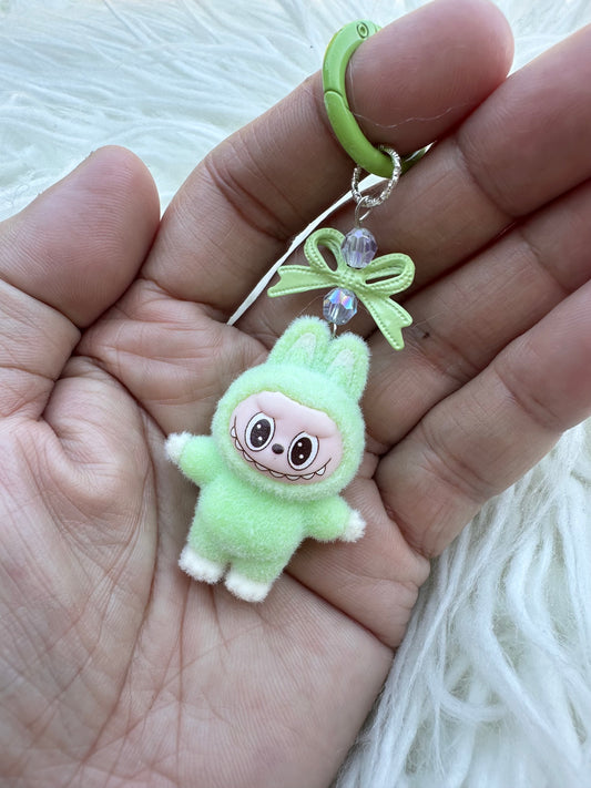 Mini Monster key chain with bow