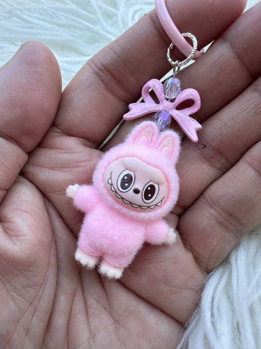 Mini Monster key chain with bow