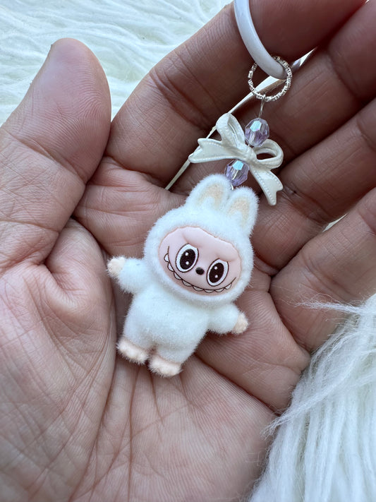 Mini Monster key chain with bow
