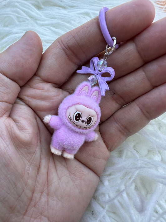 Mini Monster key chain with bow