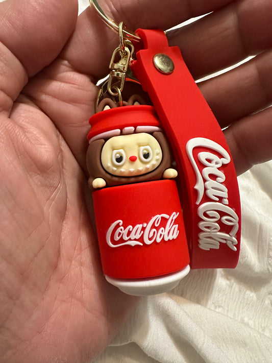 COKE key chain- Inside the can