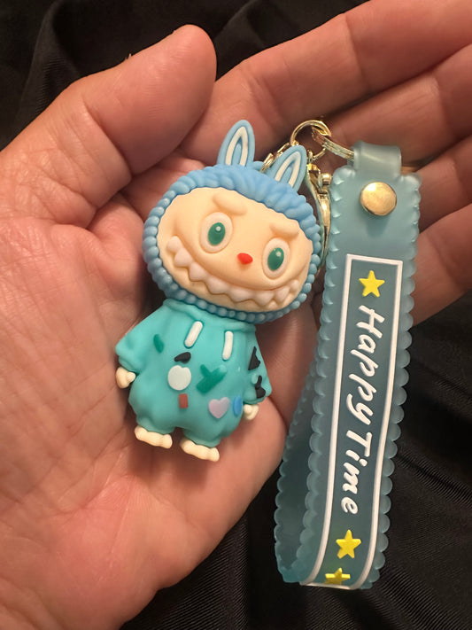 HAPPY TIME key chain- Blue