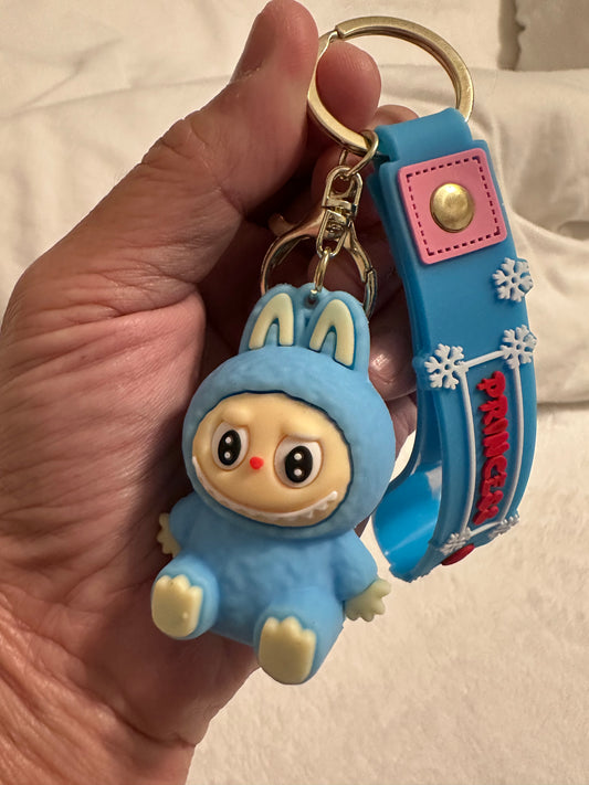 PRINCESS key chain- Blue