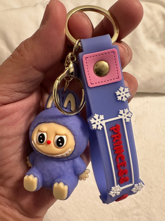 PRINCESS key chains- Purple